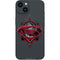 DC Comics Superman Grey Eye Collage iPhone 14 Plus Skin